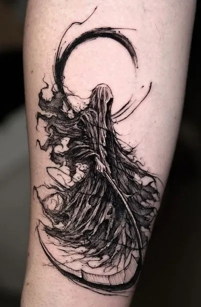 grim reaper tattoo idea 2 grim reaper tattoo ideas