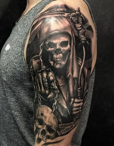grim reaper tattoo idea 5 grim reaper tattoo idea detailed