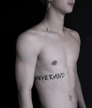 jimin nevermind tattoo