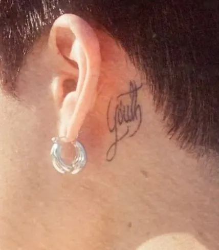jimin youth tattoo ear