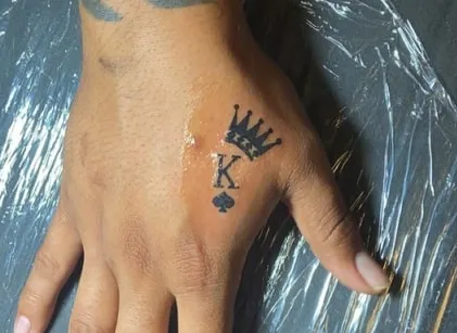king of spades tattoo idea 2 wrist king of spades tattoo idea