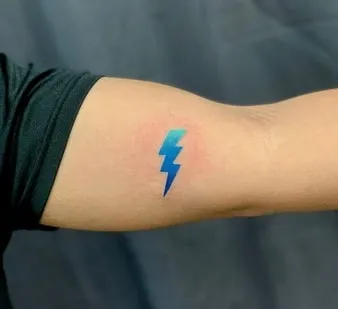 lightning bolt taoo meaning