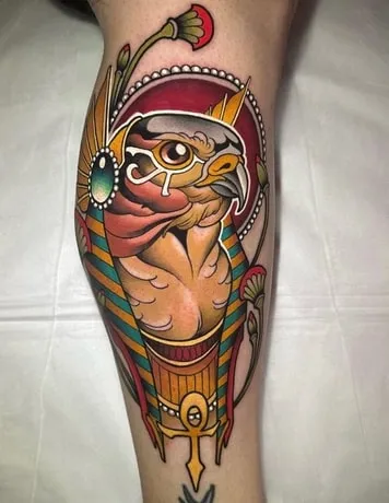 meaing of an egyptian falcon tattoo