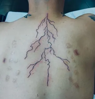 meaning of a lightning bolt tattoo