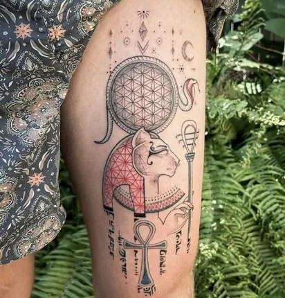 meaning of sekhmet tattoo egypt