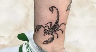 scorpion tattoo design 1 ankle scorpion tattoo design