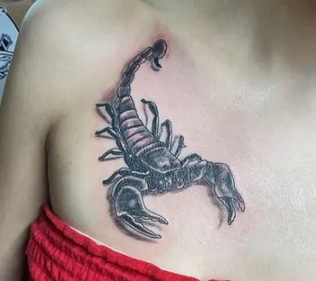 scorpion tattoo design 5 chest scorpion tattoo design