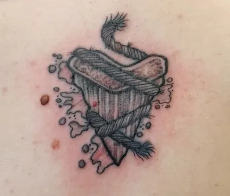 knot shark tooth tattoo