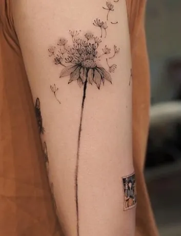significance of a dandelion tattoo