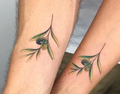 single leaf olive tattoo idea single leaf olive tattoo idea