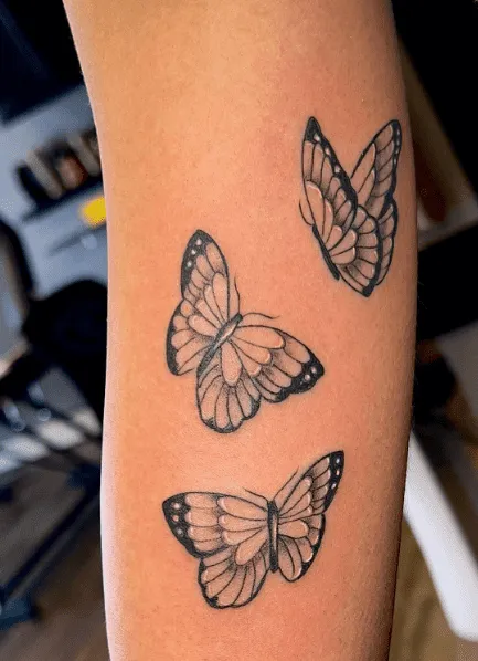 What does a butterfly tattoo mean on a woman?, Do butterfly tattoos mean good luck?, What is the meaning of a butterfly tattoo?, Where is the best place to get a butterfly tattoo on a woman?, What tattoo goes well with butterfly?, Top Butterfly tattoo design ideas for women, 10 best butterfly tattoo design ideas for women,