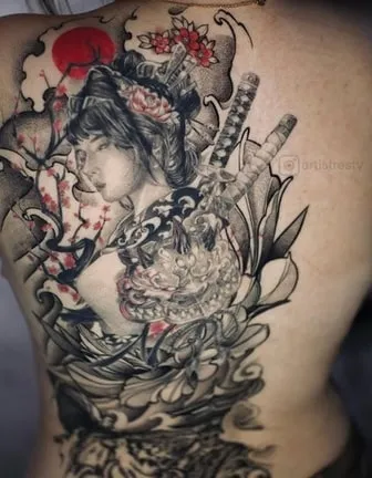 what does a geisha tattoo symbolise
