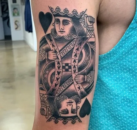 what does the king of hearts tattoo mean