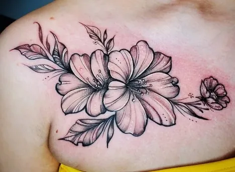 white hibiscus tattoo idea white hibiscus tattoo meaning