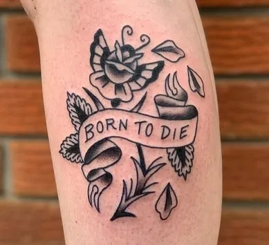 Born to Die Tattoo Design 4 rose Born to Die Tattoo Design