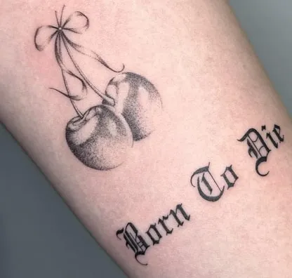 Born to Die Tattoo Design 6 cherry Born to Die Tattoo Design