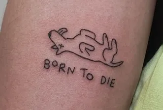 Born to Die Tattoo Design 7 minimal Born to Die Tattoo Design