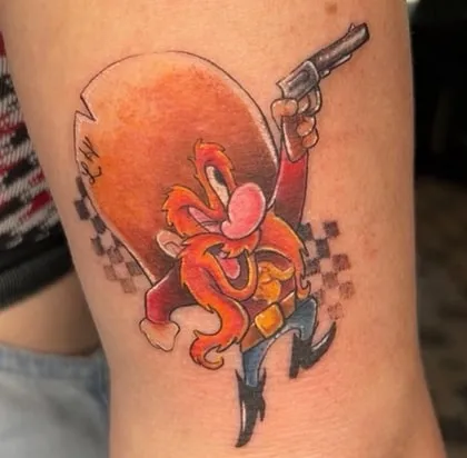Classic Yosemite Sam Tattoo Design Classic Yosemite Sam Tattoo Design