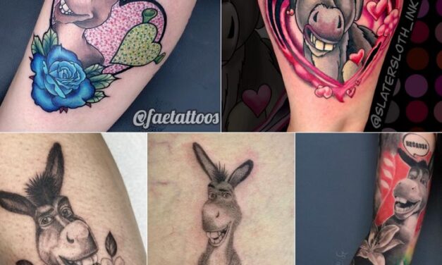 Donkey Tattoo Meaning from Shrek | Designs You Should Check Out