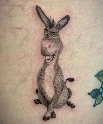Donkey tattoo meaning from shrek Donkey tattoo meaning from shrek