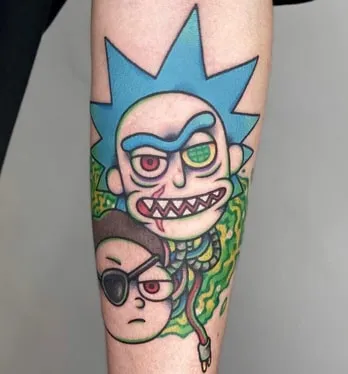Evil rick tattoo