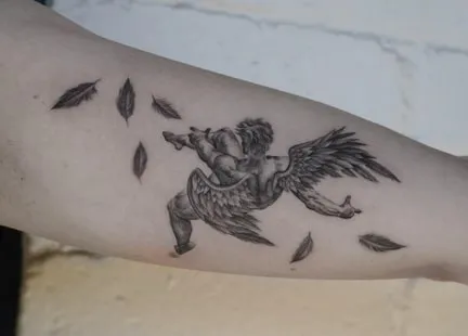 Icarus Tattoo Design 15 tricep Icarus Tattoo Design