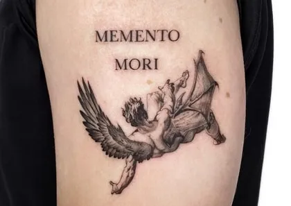 Icarus Tattoo Design 9 momento mori Icarus Tattoo Design