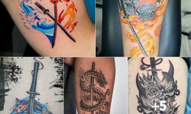 Japanese Katana Tattoo Meaning and 10 Design Ideas