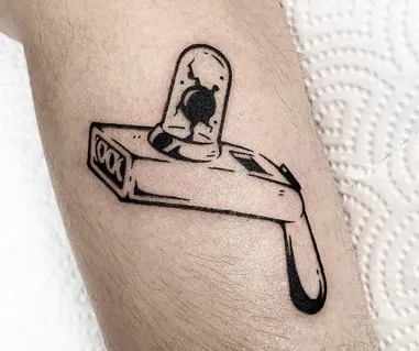 Rick portal gun tattoo