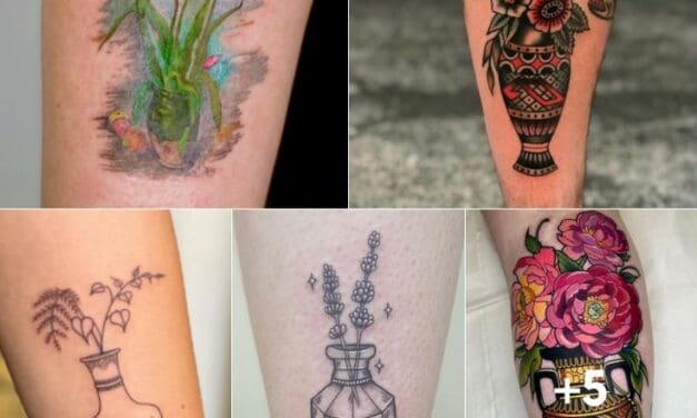 What Does a Vase with Flowers Tattoo Mean?