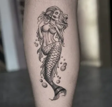 What does the tattoo of a mermaid mean