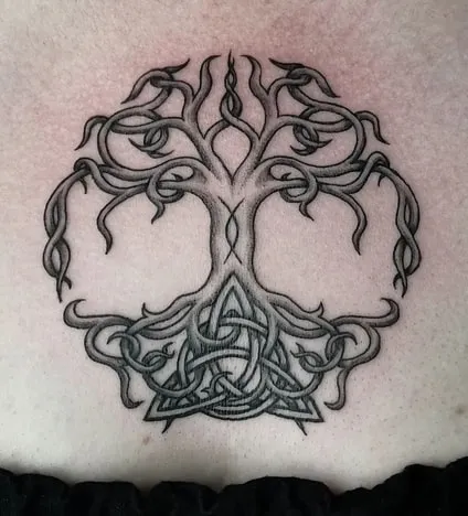 celtic yggdrasil tattoo