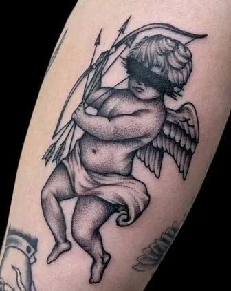 cupid cherub tattoo idea