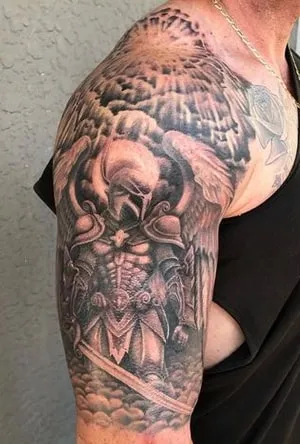 custom fallen angel tattoo