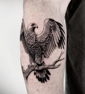realistic eagle tattoo design