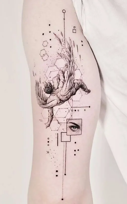 innocence lost fallen angel tattoo