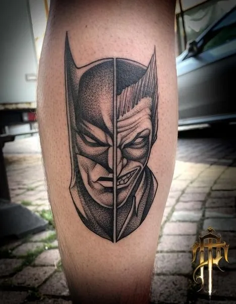joker batman tattoo joker batman tattoo