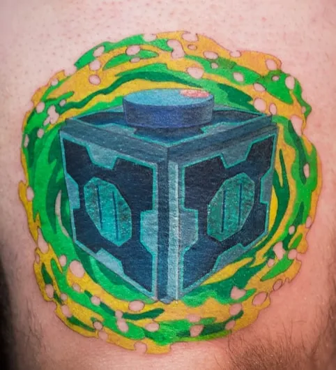 mr meeseeks box tattoo