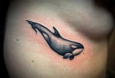 ribs orca tattoo design