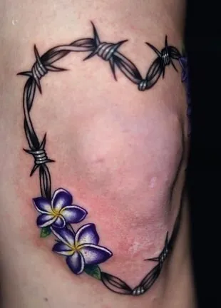 ornamental barbed wire tattoo