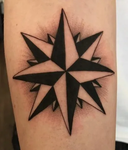 forearm russian star tattoo idea