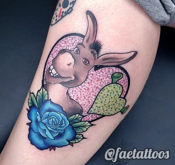 tribute to donkey tattoo tribute to donkey tattoo