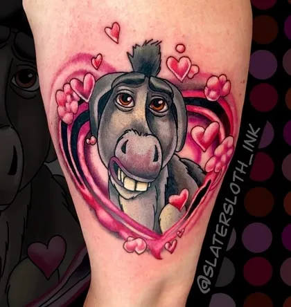 watercolor donkey tattoo watercolor donkey tattoo