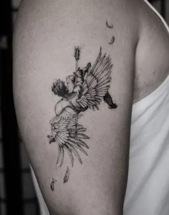 what does a tattoo of a fallen angel symbolize