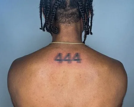 back tattoo 444 Tattoo Design Idea