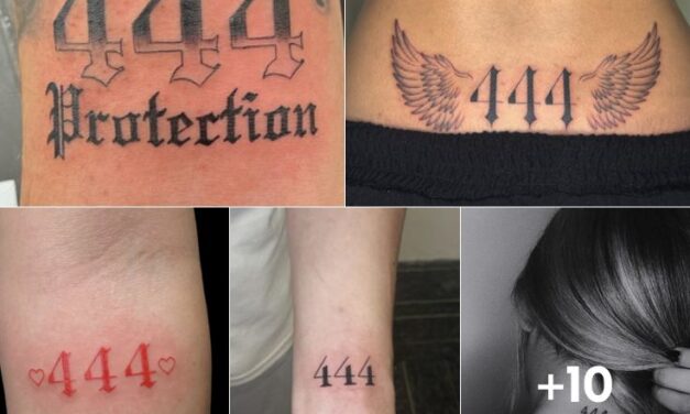 444 Tattoo Meaning & Design Ideas