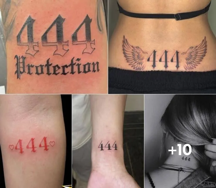 444 Tattoo Meaning & Design Ideas