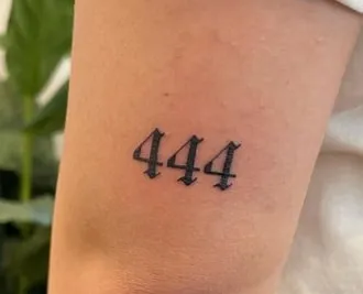 444 Tattoo Meaning