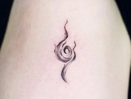 minimal Anbu Tattoo Design Idea