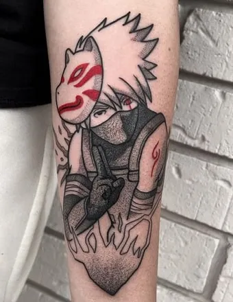  Kakashi Anbu Tattoo Design Idea